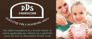 DDS Foundation dental charity graphic