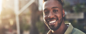 Photo of man smiling after receiving teeth whitening in Jonesboro AR.